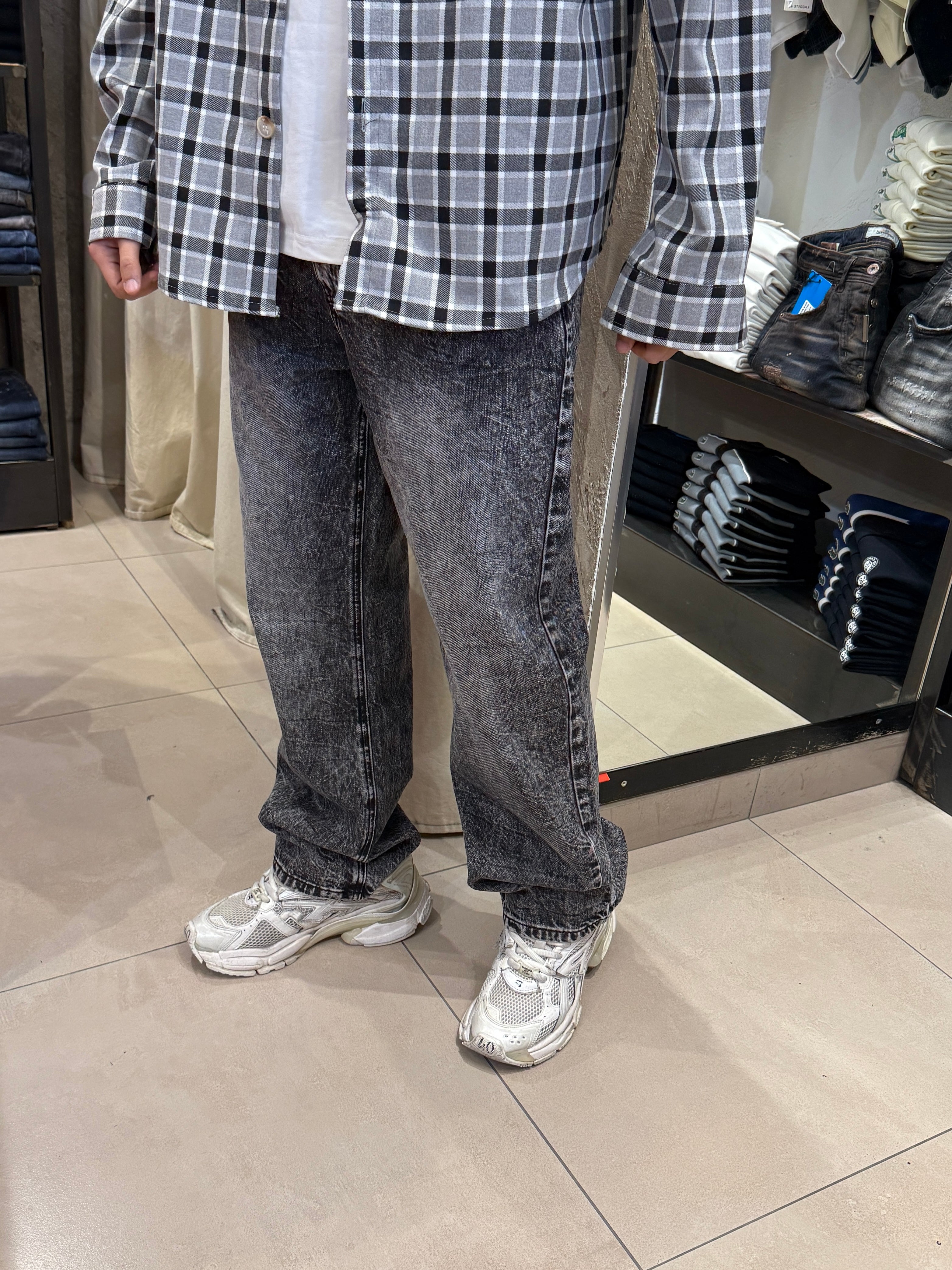 Baggy jeans Dark Grey wash