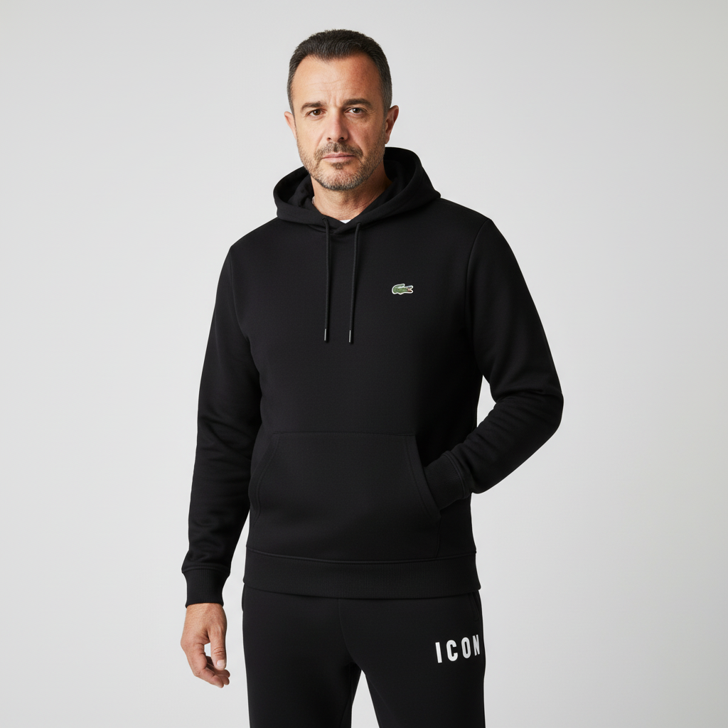 Felpa Lacoste con cappuccio