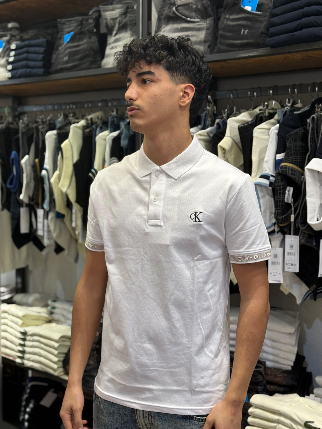 Polo Calvin Klein CK Logo