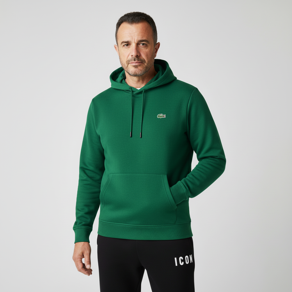 Felpa Lacoste con cappuccio