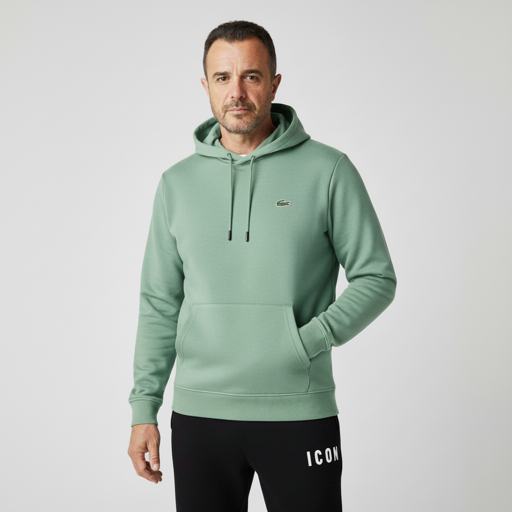 Felpa Lacoste con cappuccio