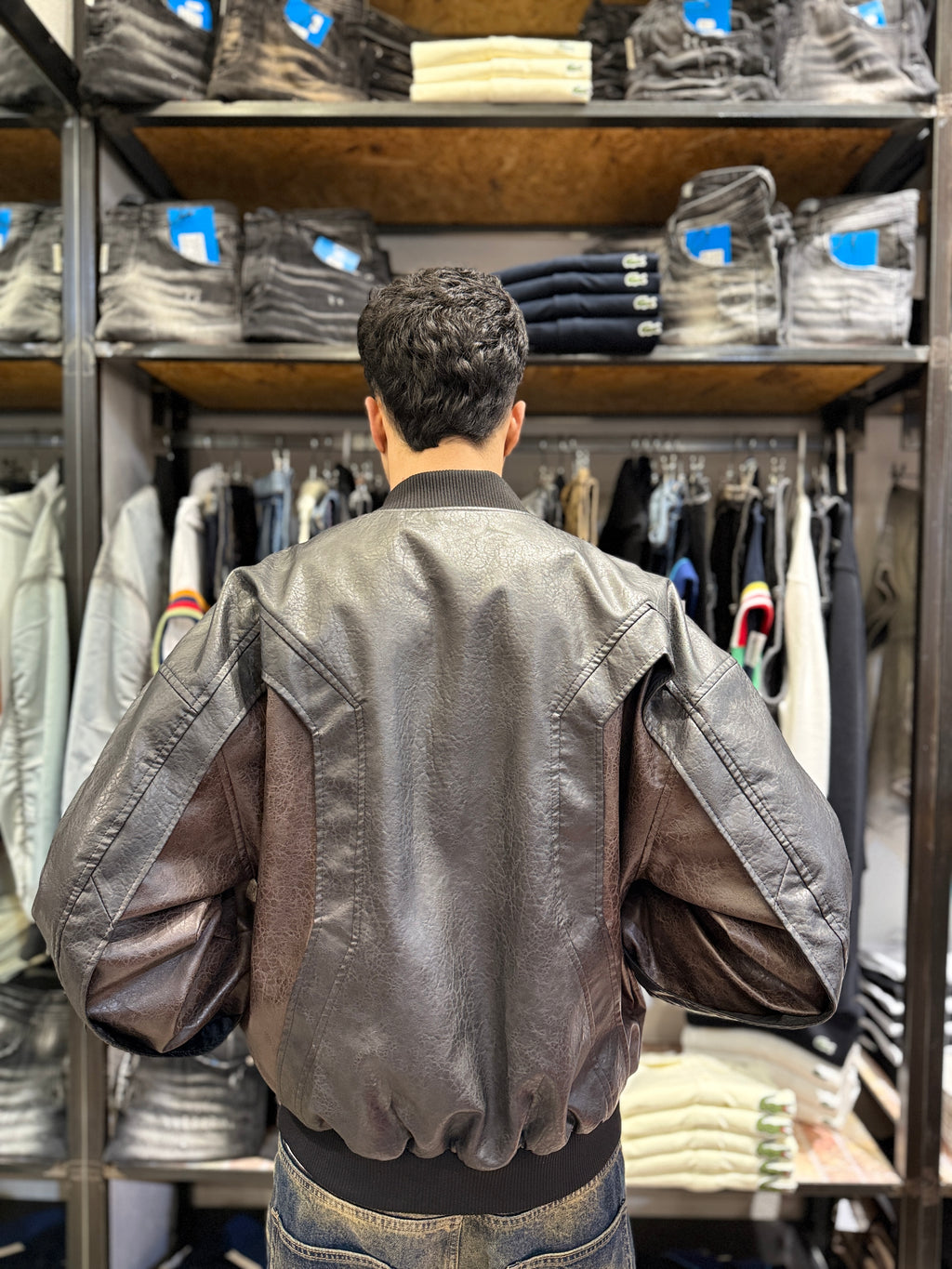 Bomber Leather Brown