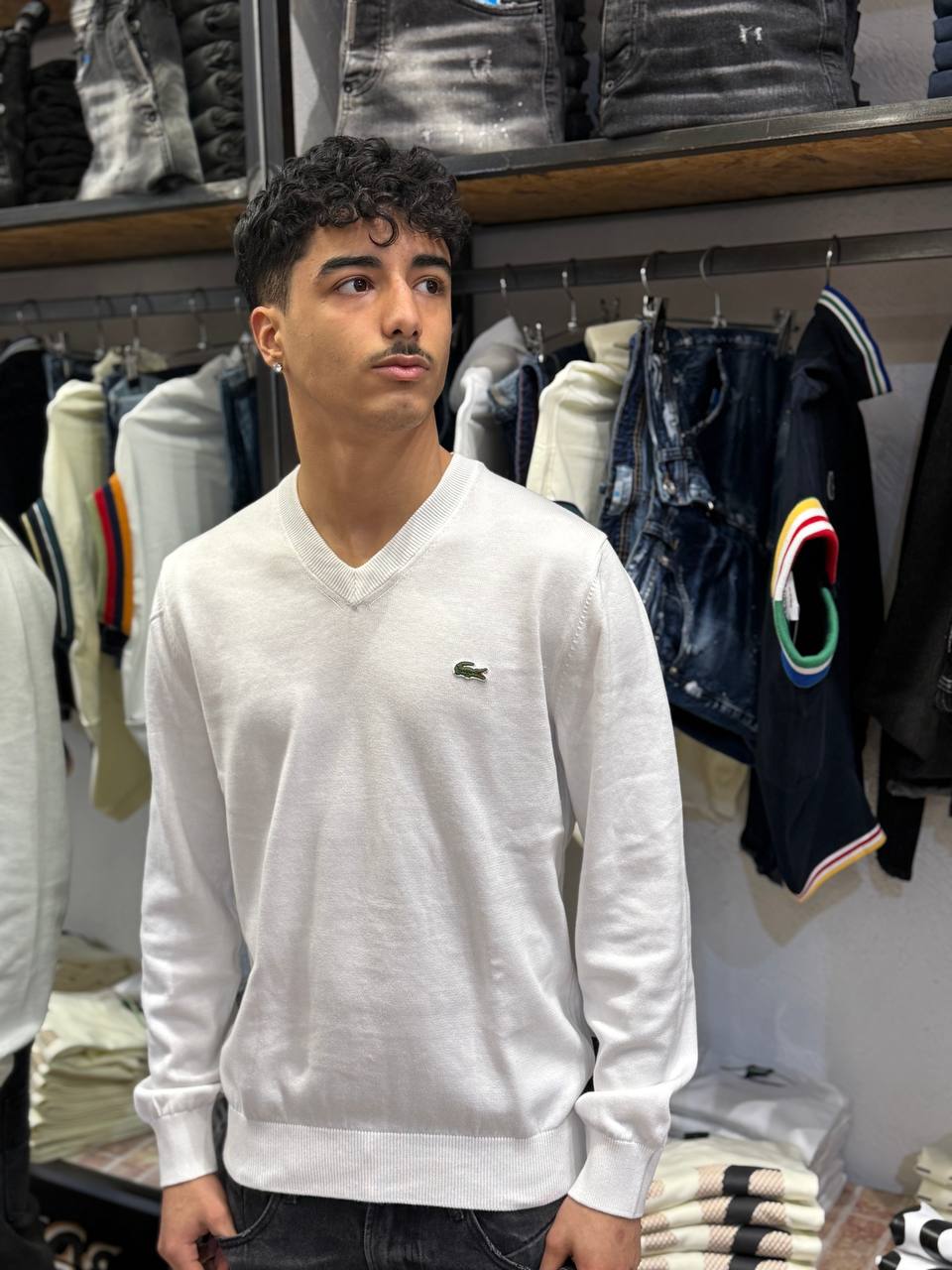 Maglione Lacoste Scollo a V