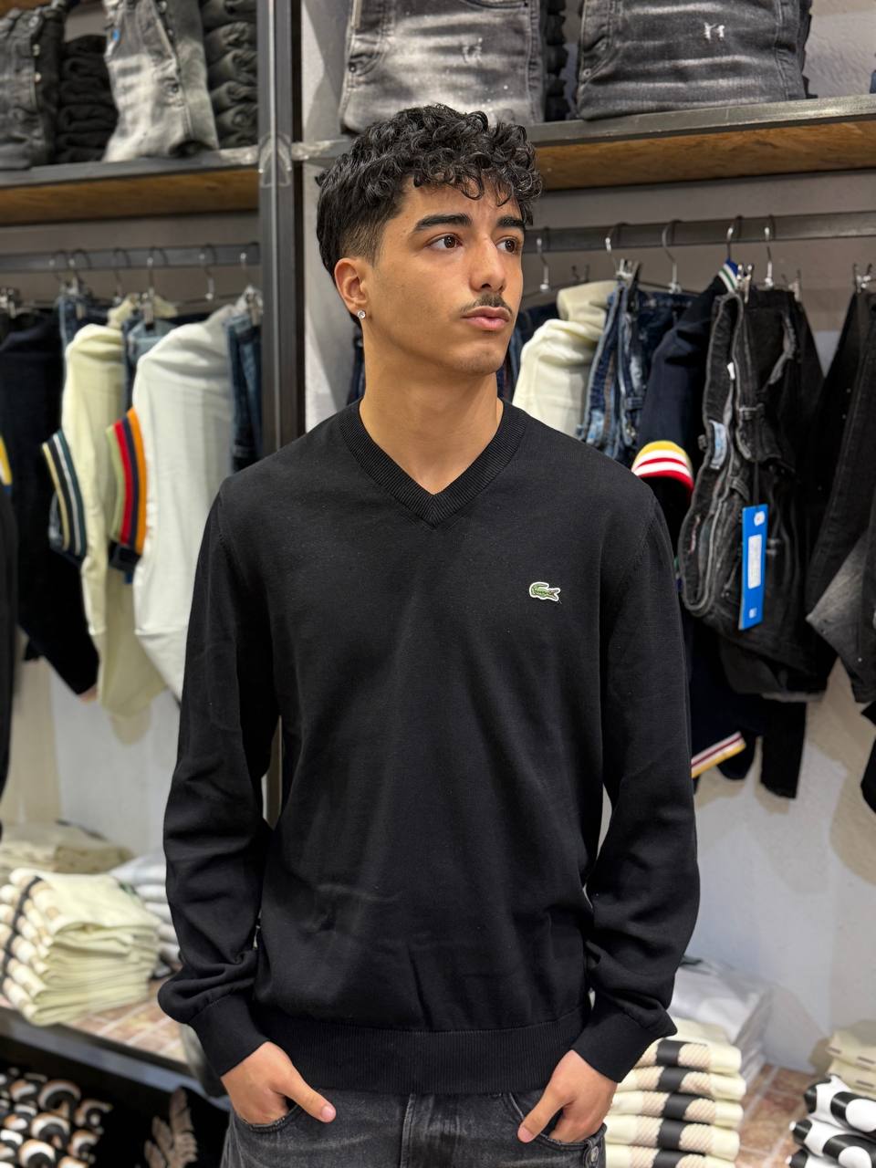 Maglione Lacoste Scollo a V