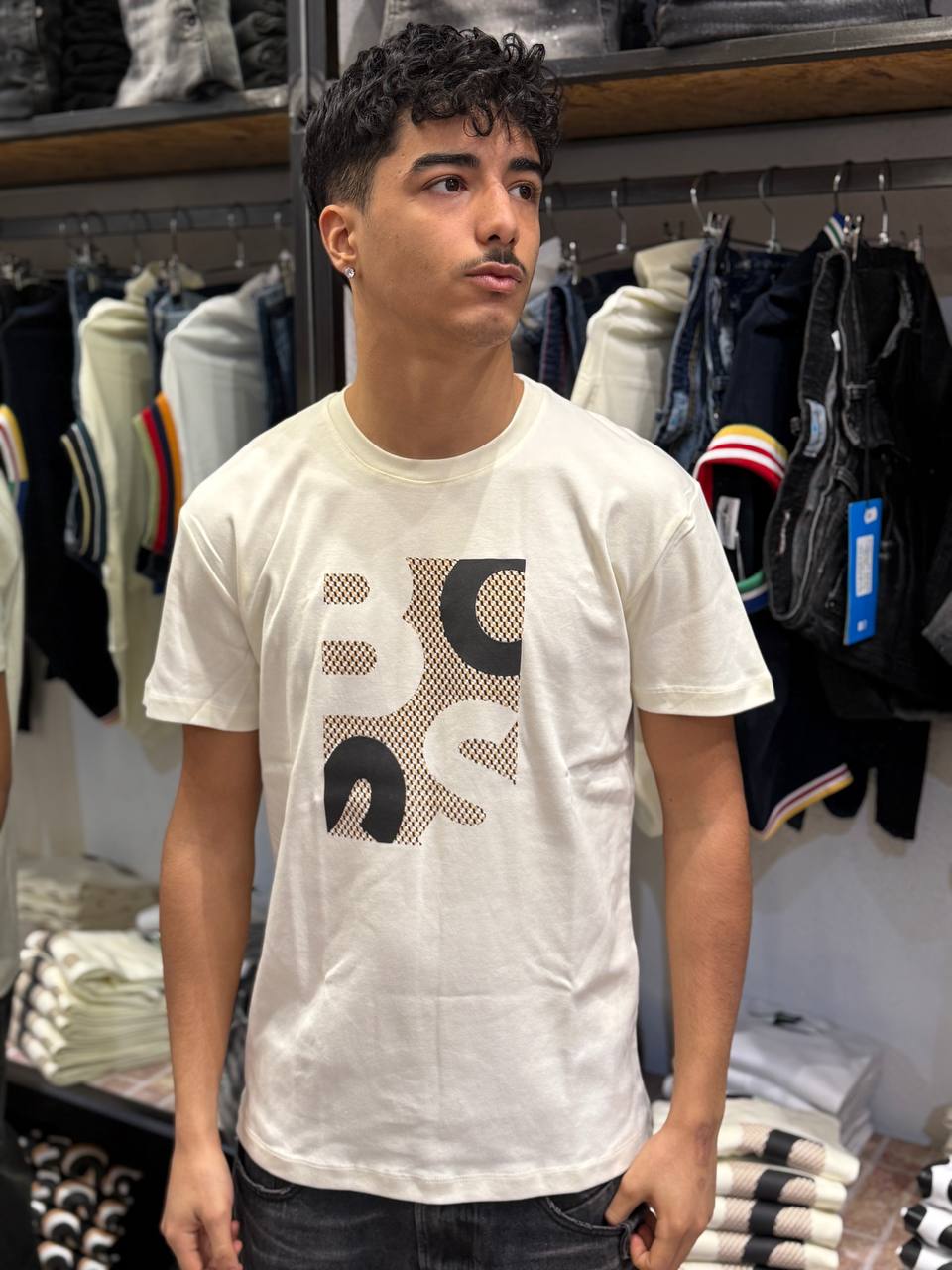 T-shirt BOSS Logo Grafico