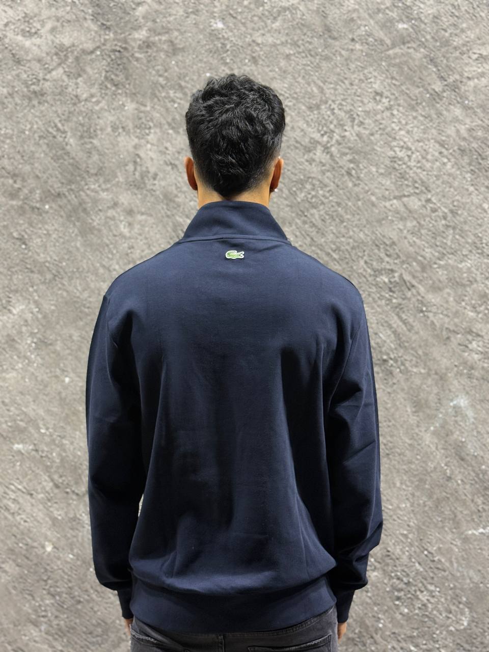 Felpa Uomo Lacoste-Mezza zip