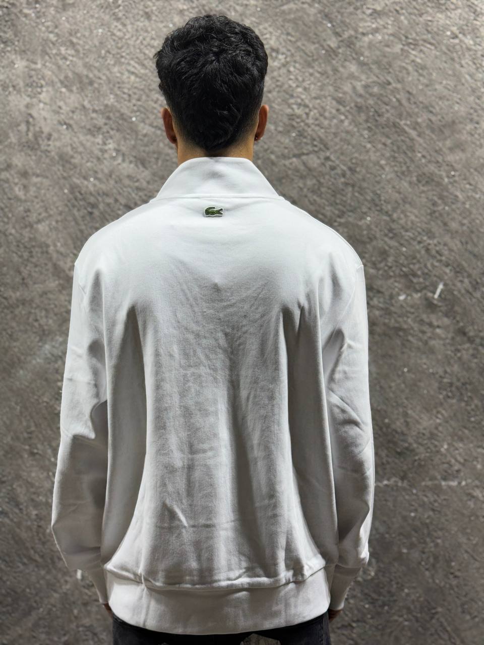 Felpa Uomo Lacoste-Mezza zip