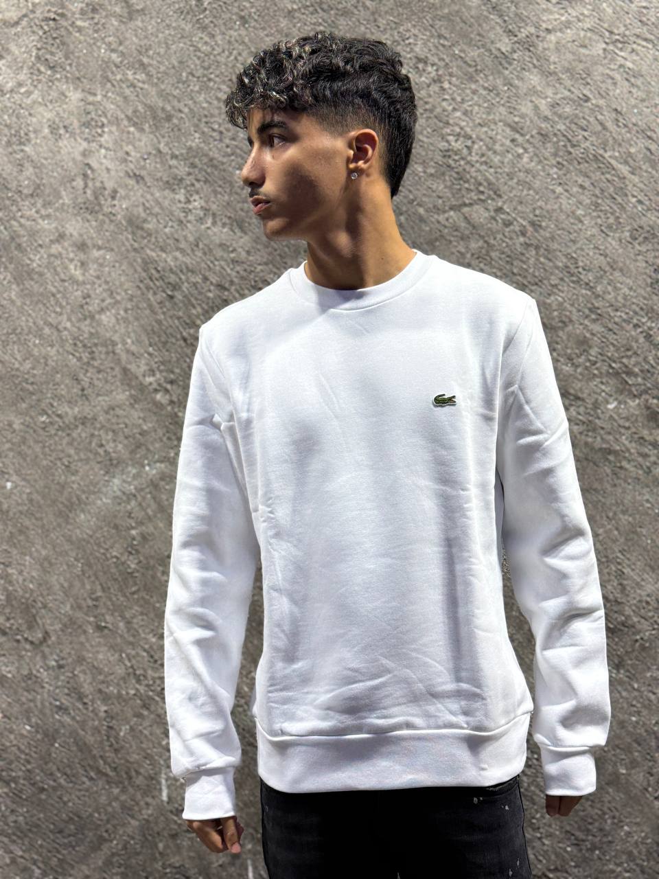 Felpa uomo Lacoste Girocollo-Basic