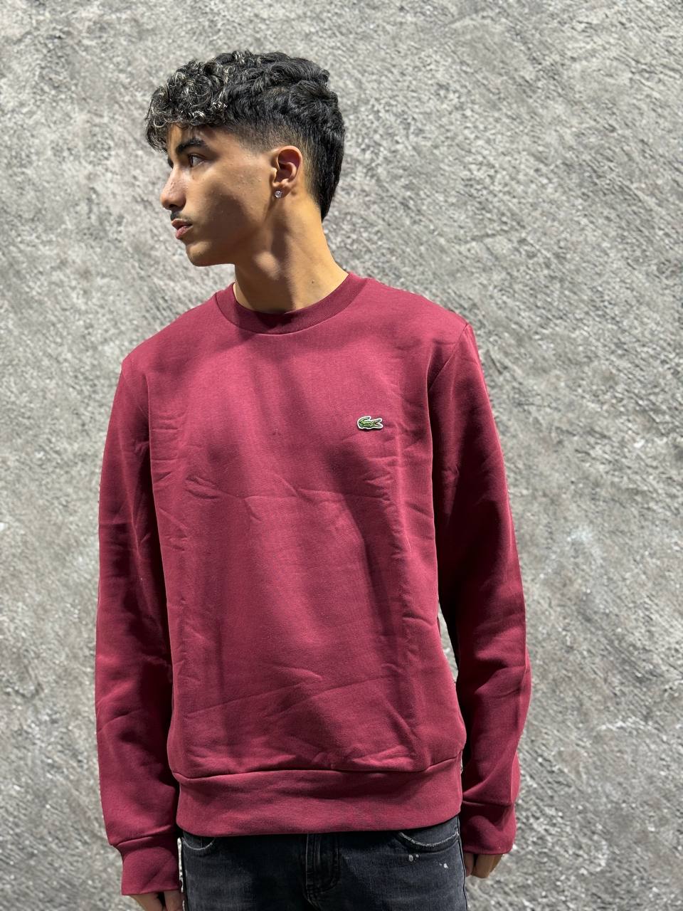 Felpa uomo Lacoste Girocollo-Basic