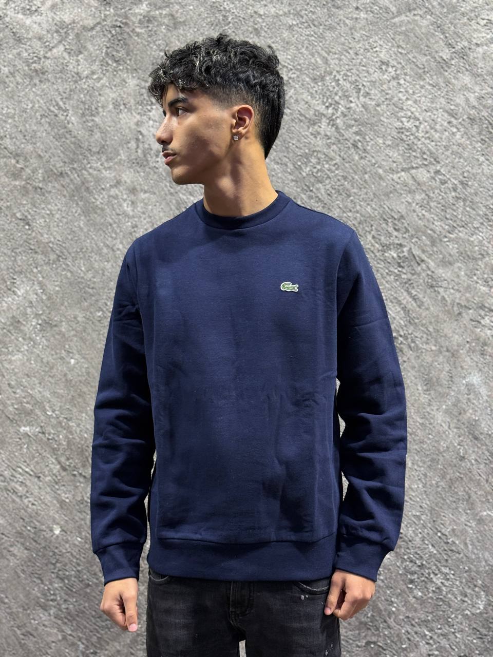 Felpa uomo Lacoste Girocollo-Basic