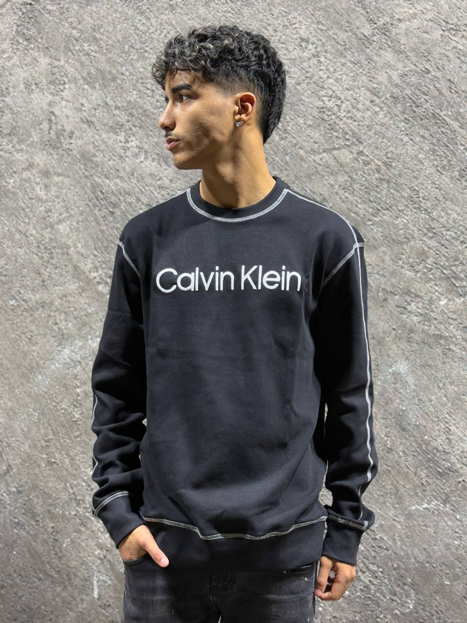 Felpa Calvin Klein Girocollo