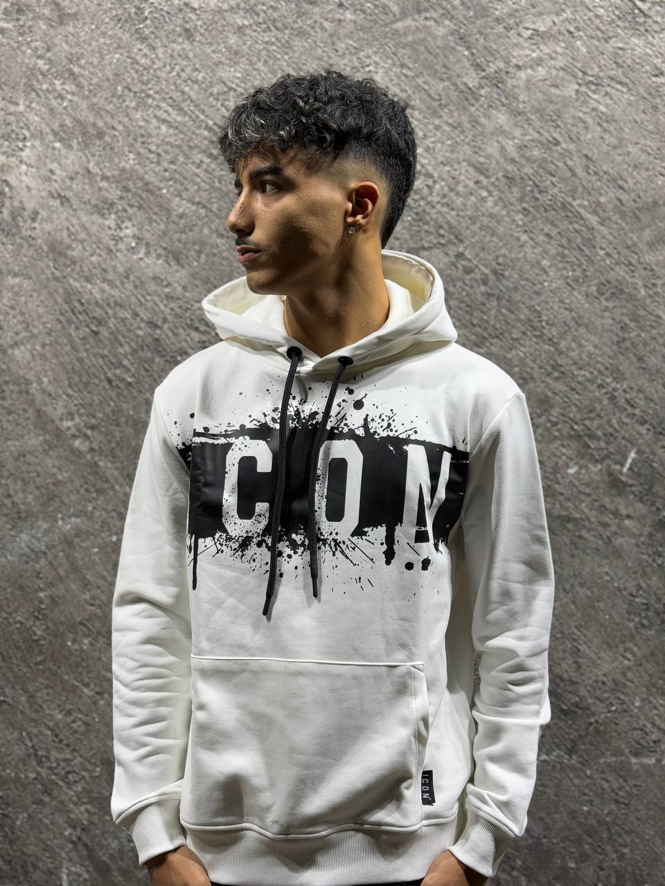 Felpa ICON con cappuccio