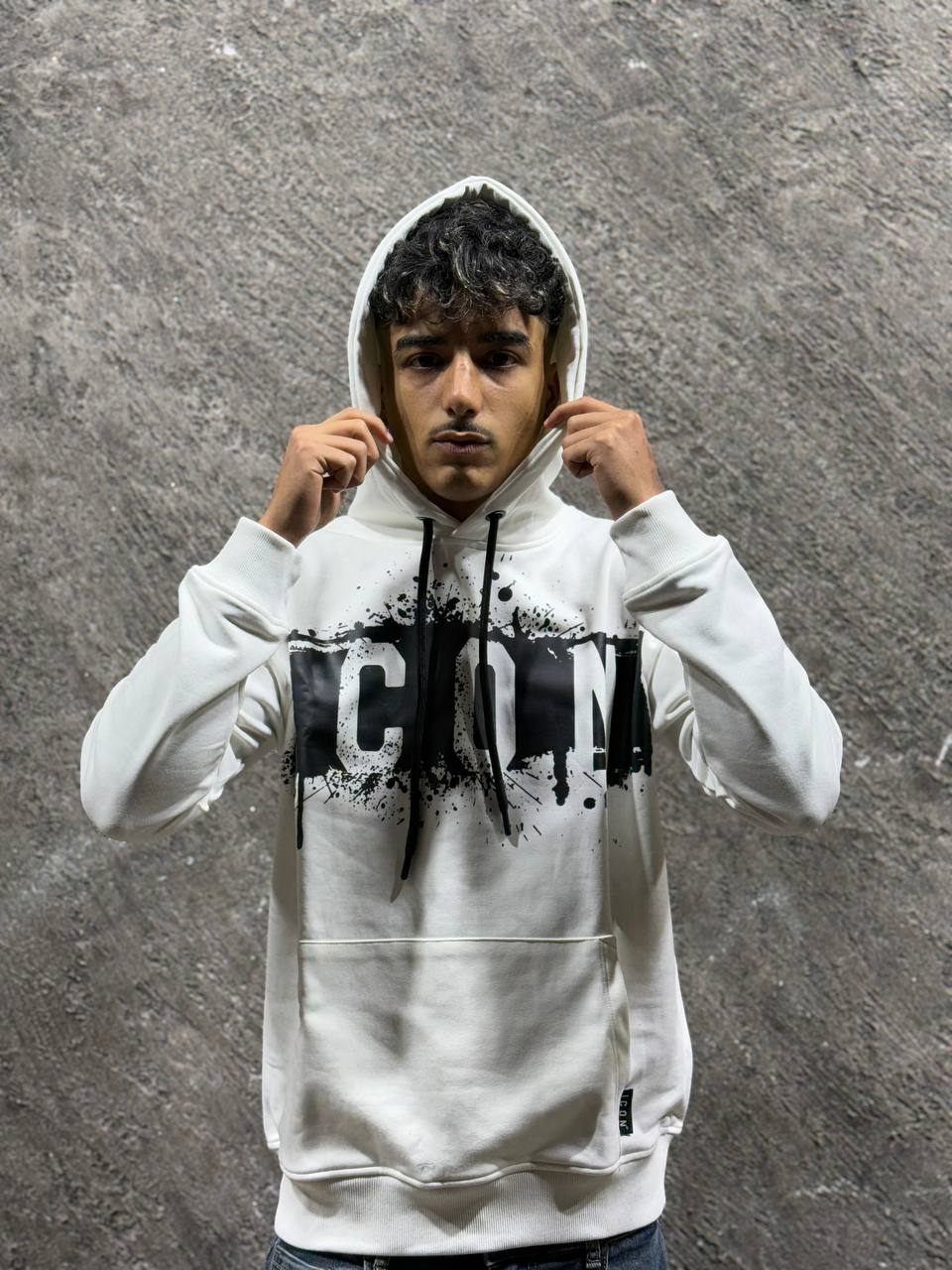 Felpa ICON con cappuccio