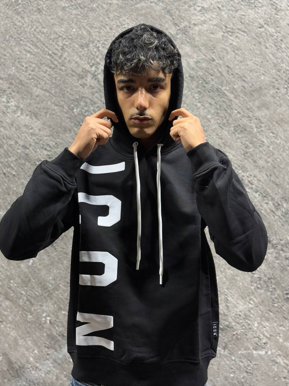 Felpa ICON-Logo Verticale