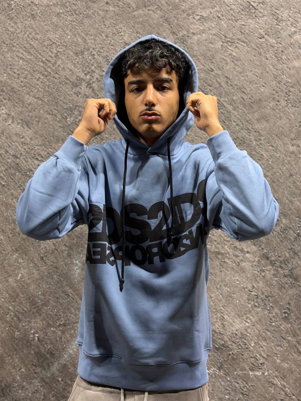 Felpa DS2 con Cappuccio