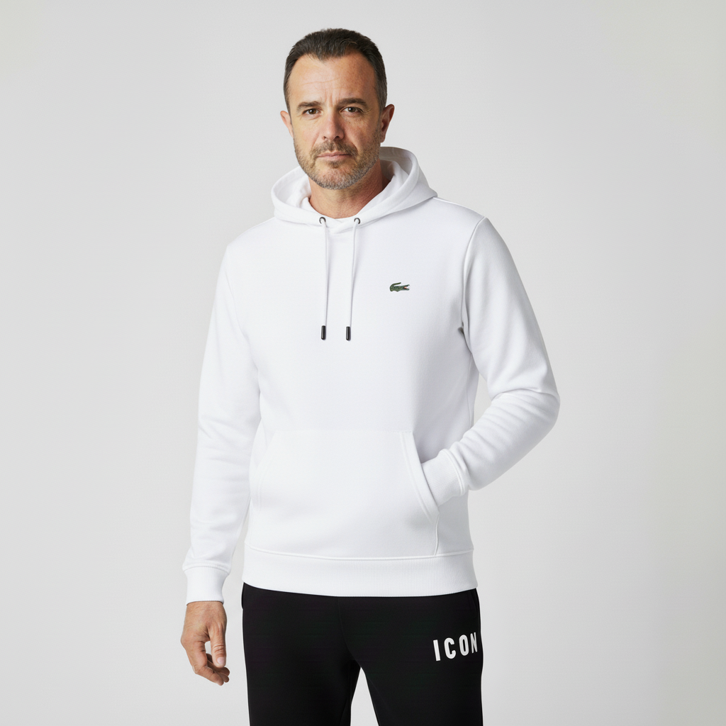 Felpa Lacoste con cappuccio