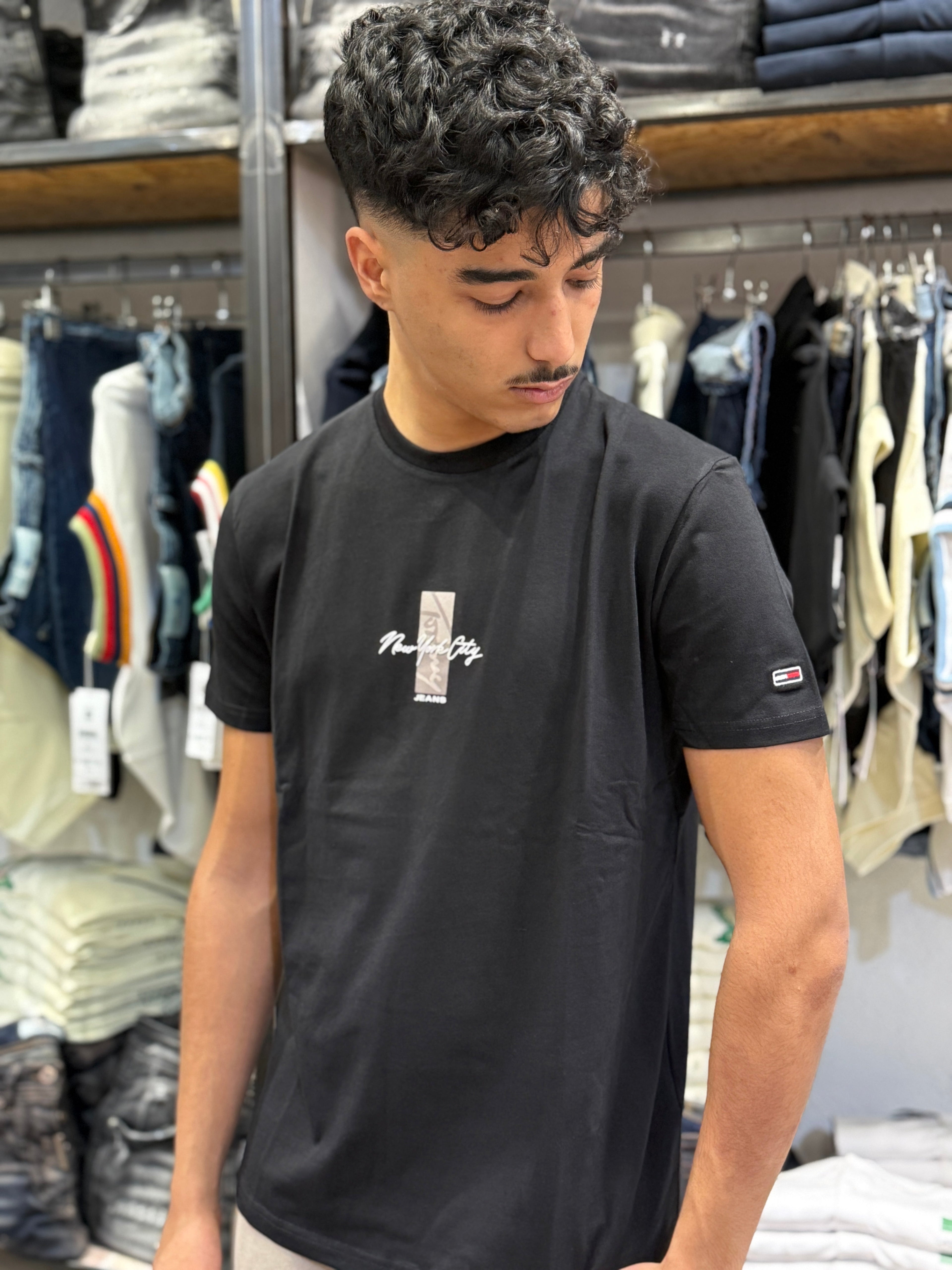 T-Shirt Tommy Hilfiger Jeans New York City Nera
