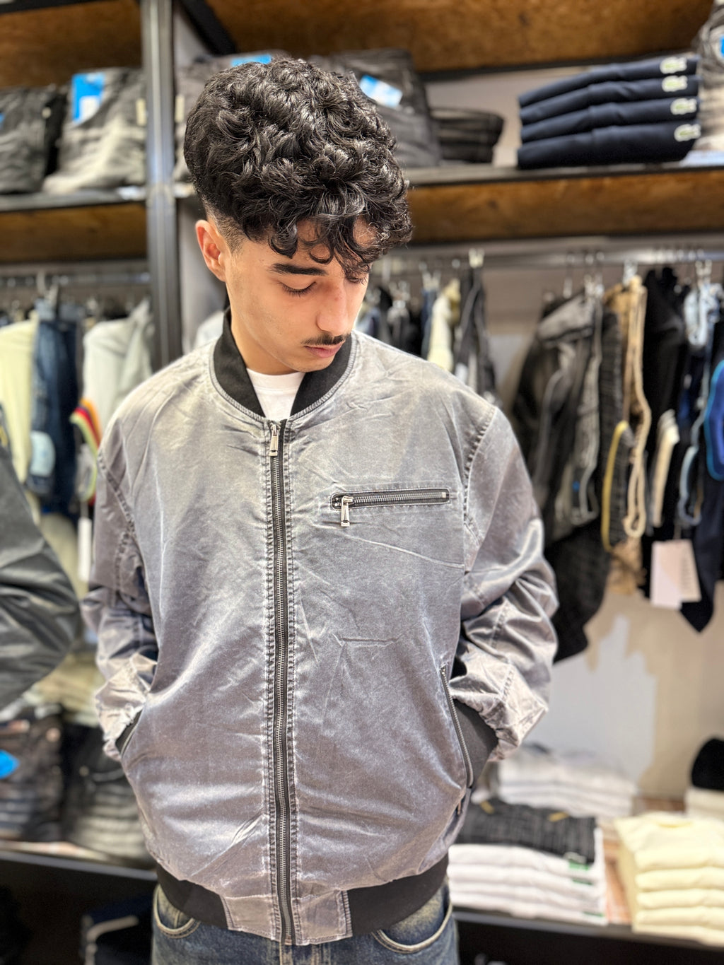 Jacket Wash Dark Grey