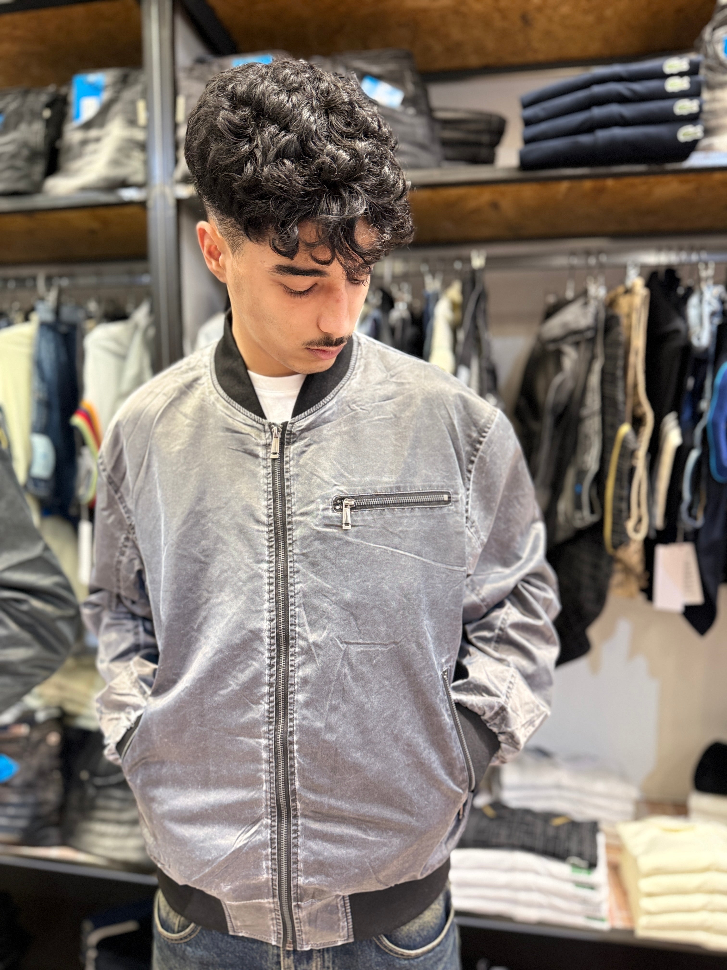 Jacket Wash Dark Grey