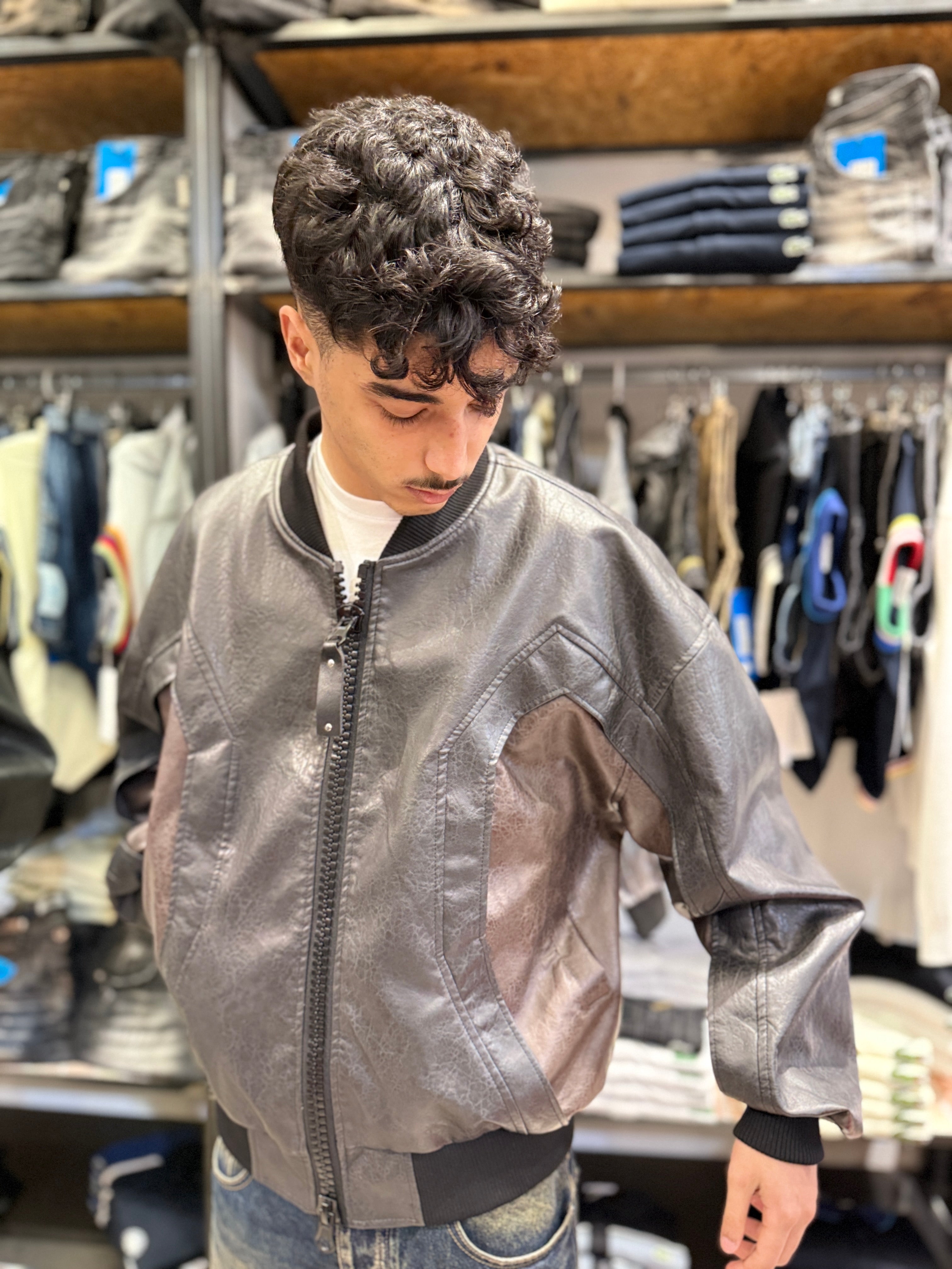 Bomber Leather Brown