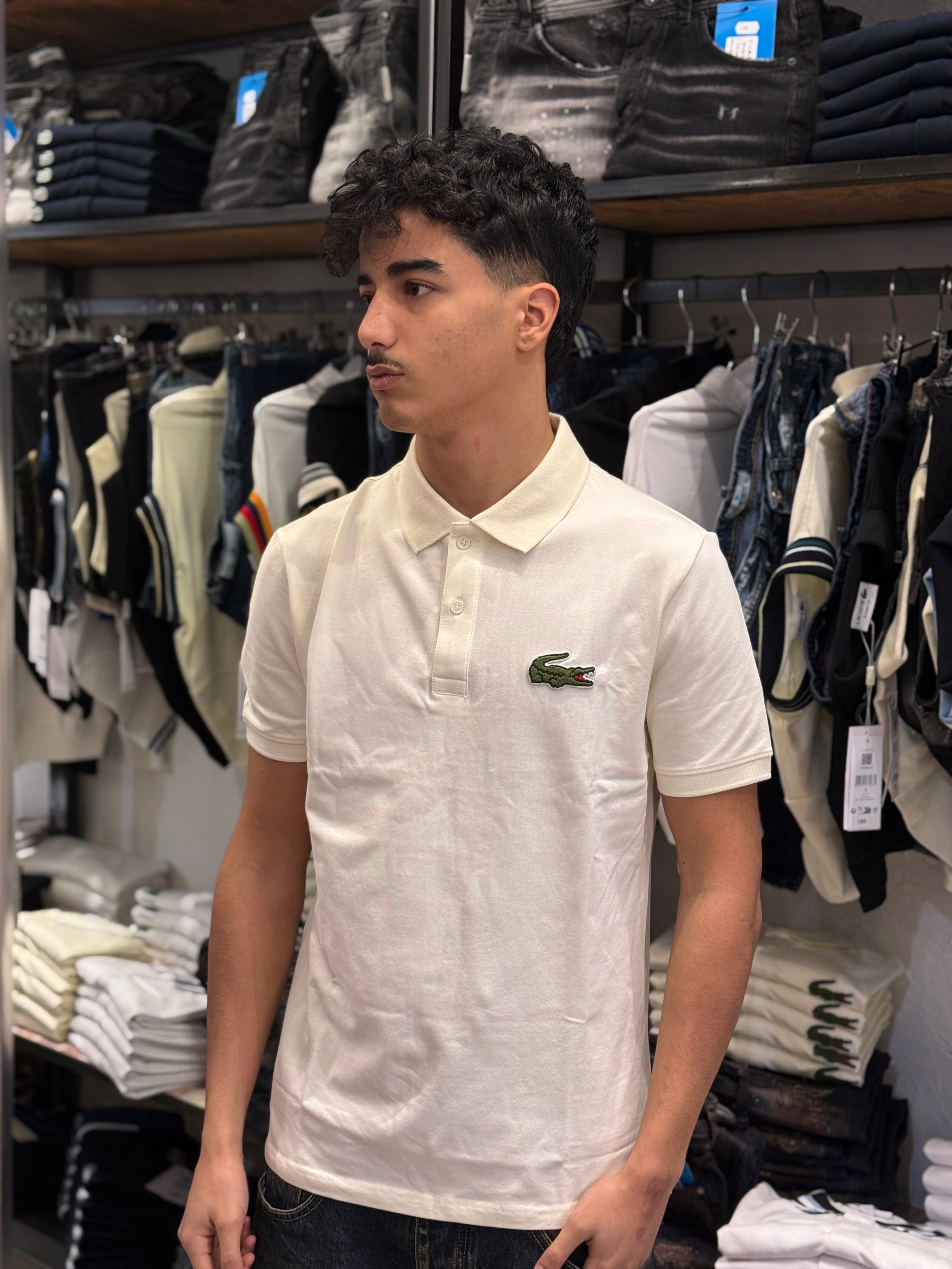 Polo Lacoste Classic Beige