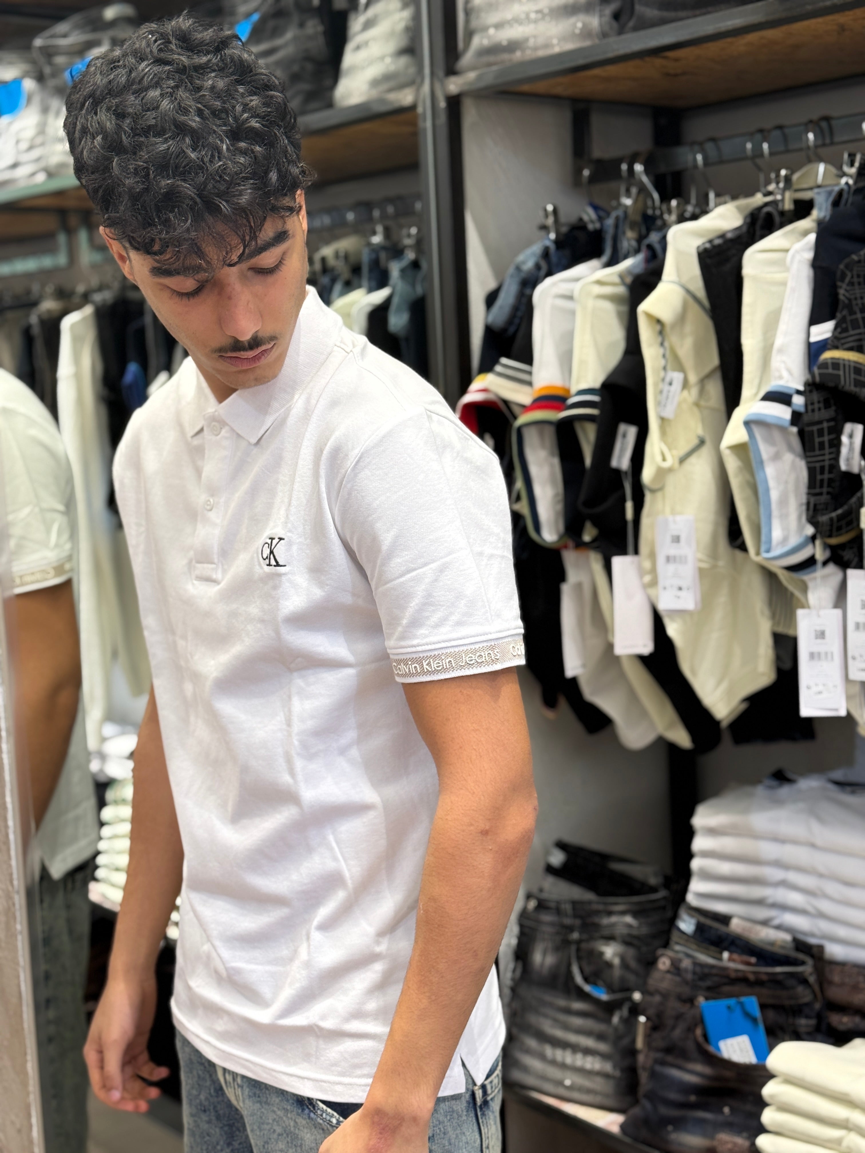 Polo Calvin Klein CK Logo